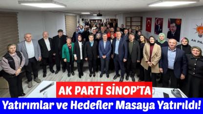 AK Parti Sinop teşkilatı istişare toplantısında buluştu