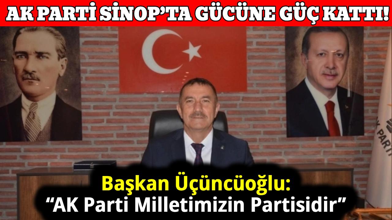 AK Parti Sinop’ta rekor üye artışı