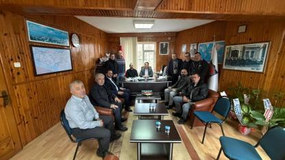 Anahtar Parti heyetinden Salih Aykut Özçelik’e ziyaret