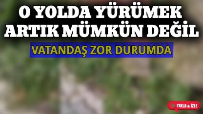 Bakımsız kaldırımlar vatandaşı tehlikeye atıyor
