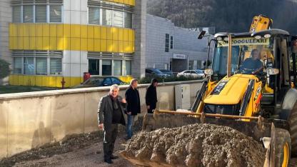 Başkan Kaya yol çalışmalarını inceledi