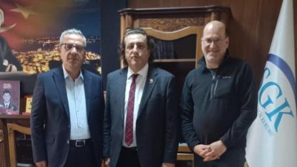 Birleşik Kamu-İş’ten SGK İl Müdürü Şahin’e ziyaret