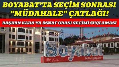 Boyabat’ta Esnaf Odası seçimi sonrası "Müdahale" tartışması
