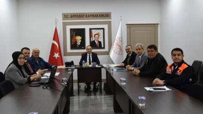 Boyabat’ta Kolaz Çayı Islah Çalışmaları masaya yatırıldı