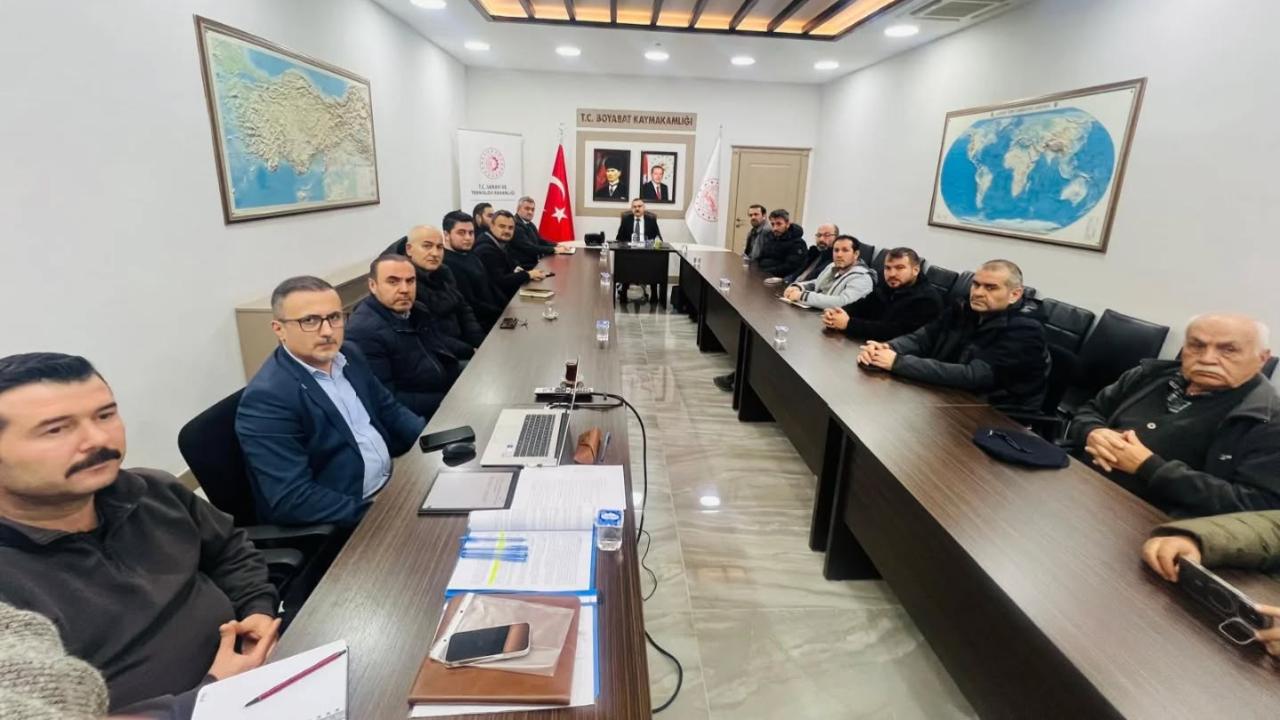 Boyabat’ta SoGreen Projesi yatırımcılara anlatıldı