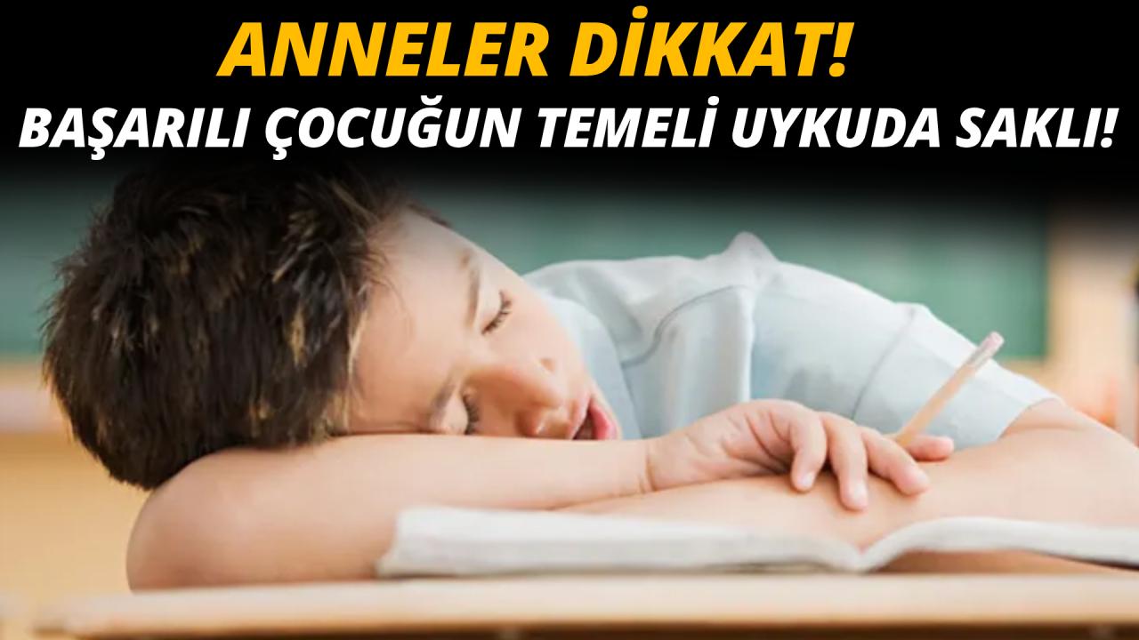 Düzenli uyku çocuklarda okul başarısını artırıyor