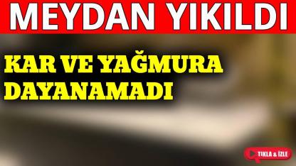 Etkinlik sahnesi çöktü