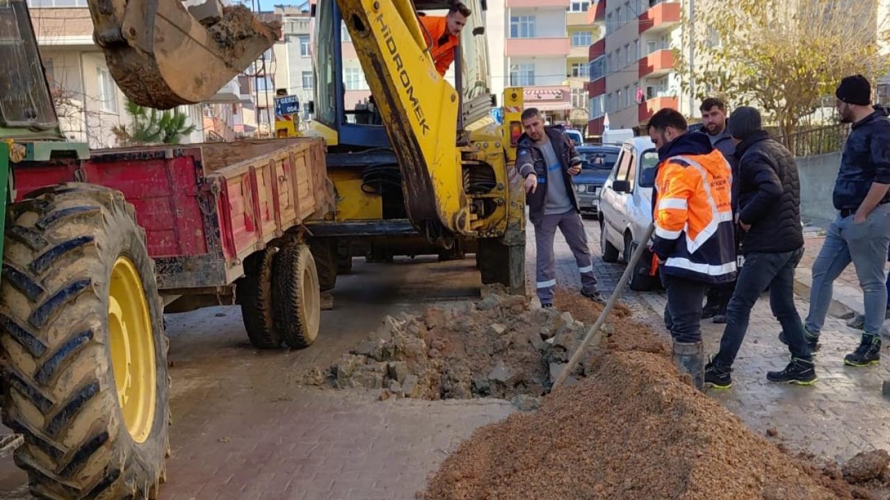 Gerze’de altyapı sorunlarına müdahale