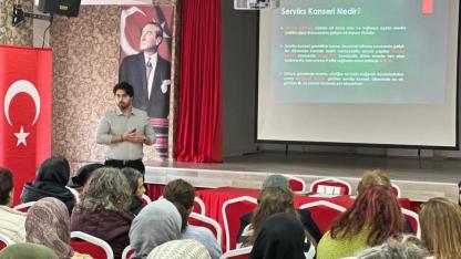 Gerze’de serviks kanseri farkındalık eğitimi verildi
