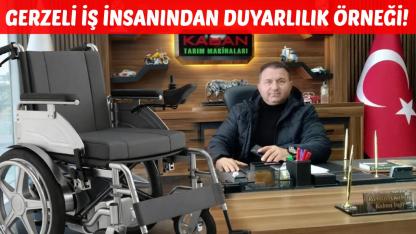 Gerzeli iş insanından anlamlı bağış