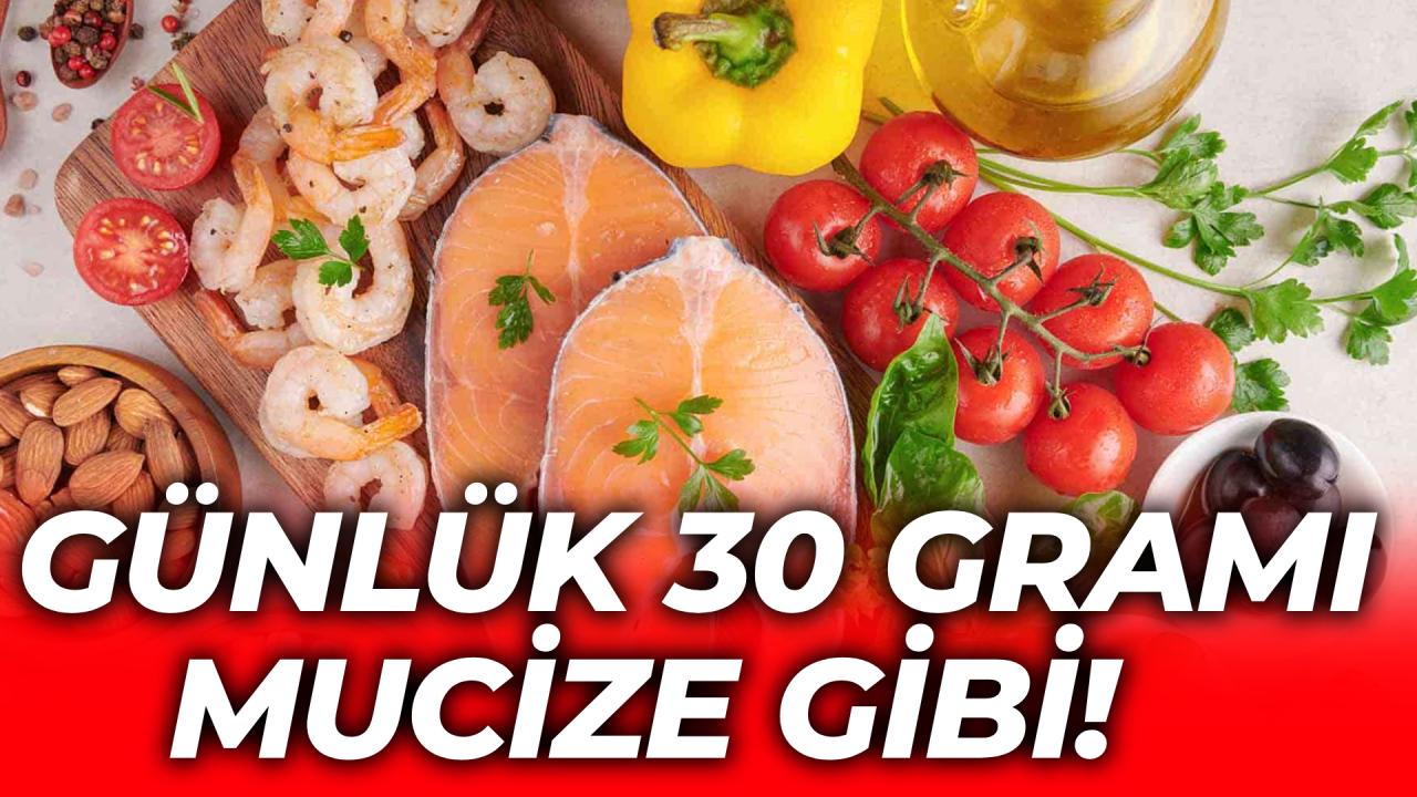 Günde 30 tüketimi metabolizmayı düzenliyor