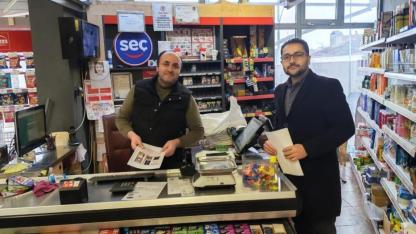 İlçe müftülüğünden esnafa diyanet dergileri tanıtımı