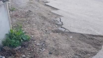 İnternet çalışması bitti, yol öylece kaldı