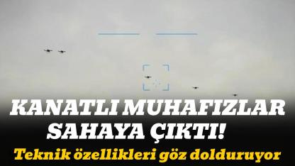Kanatlı askerler sürü halinde sahaya çıktı