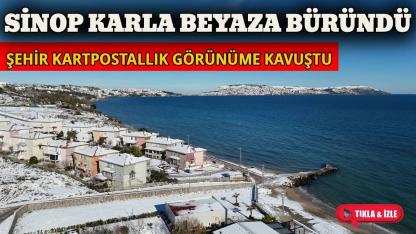 Karadeniz’in incisi Sinop beyaz gelinliğini giydi