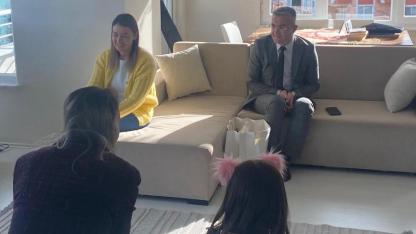 Kaymakam Büyüker’den koruyucu ailelere anlamlı ziyaret