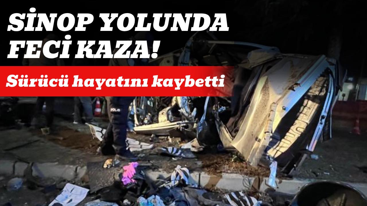 Kontrolden çıkan otomobil ağaca çarptı: 1 ölü