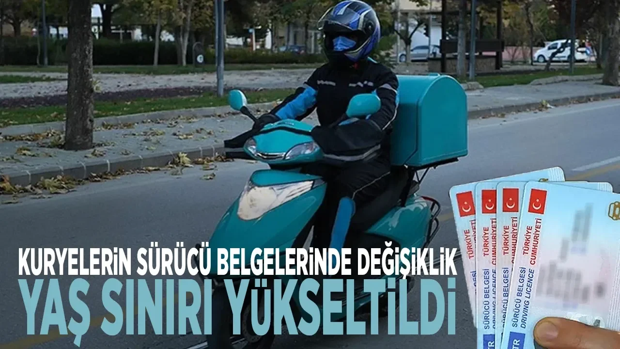 Kuryelerin ehliyetleri için yeni düzenleme