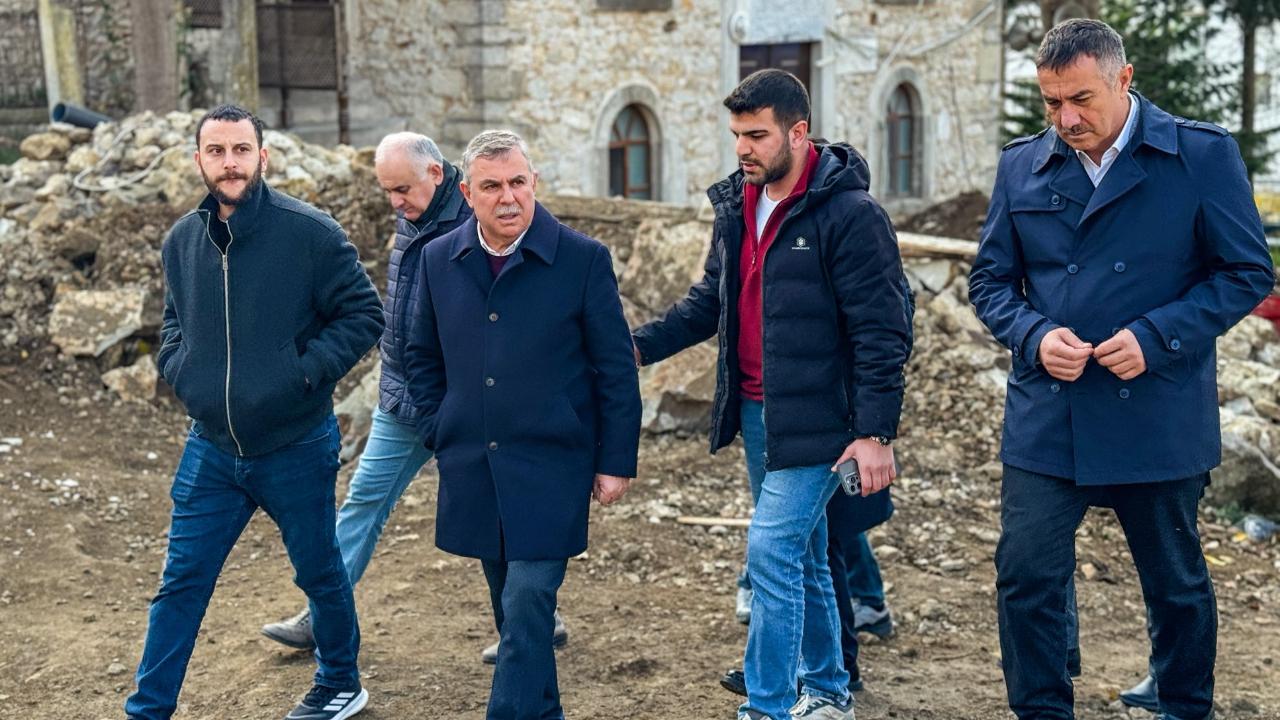 Maviş’ten restorasyon çalışmalarına yakın takip