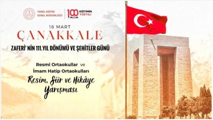 MEB, 18 Mart Çanakkale Zaferi'nin 111. yılını yarışmayla kutlayacak