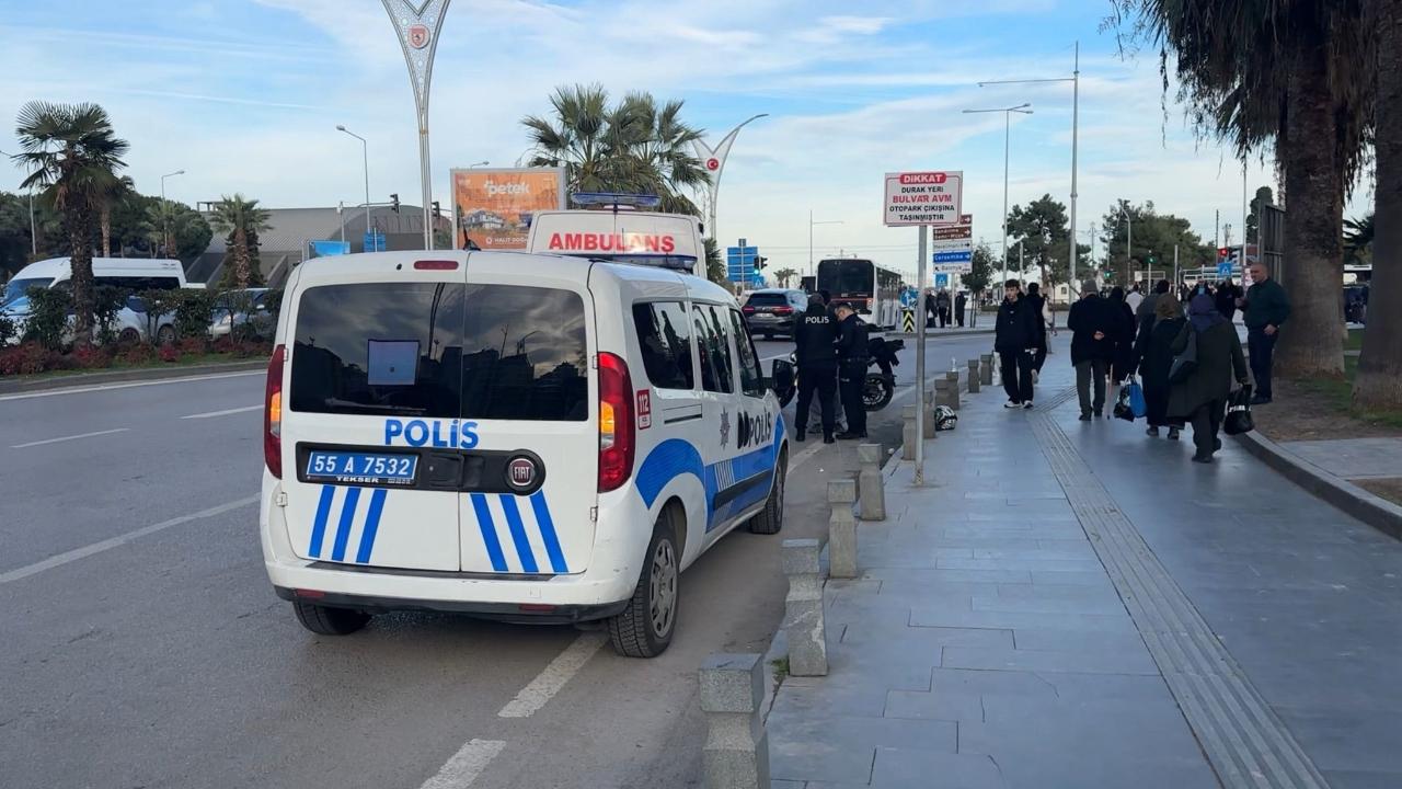 Motosikletin çarptığı yaya yaralandı