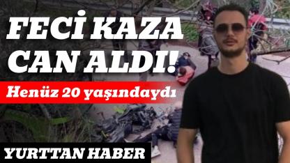 Motosiklet ile minibüs çarpıştı: 1 ölü, 1 yaralı