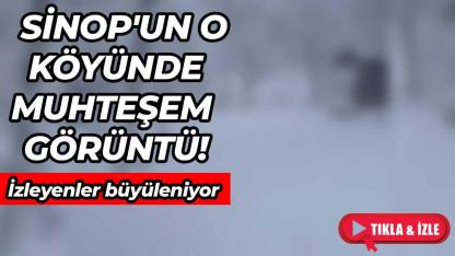 İncemeydan’da kar kartpostalları aratmadı