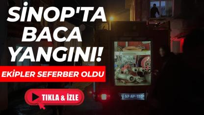 Sinop'ya baca yangını! İtfaiye ekipleri kısa sürede müdahale etti