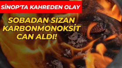 Sinop'ta soba zehirlenmesi: 1 ölü