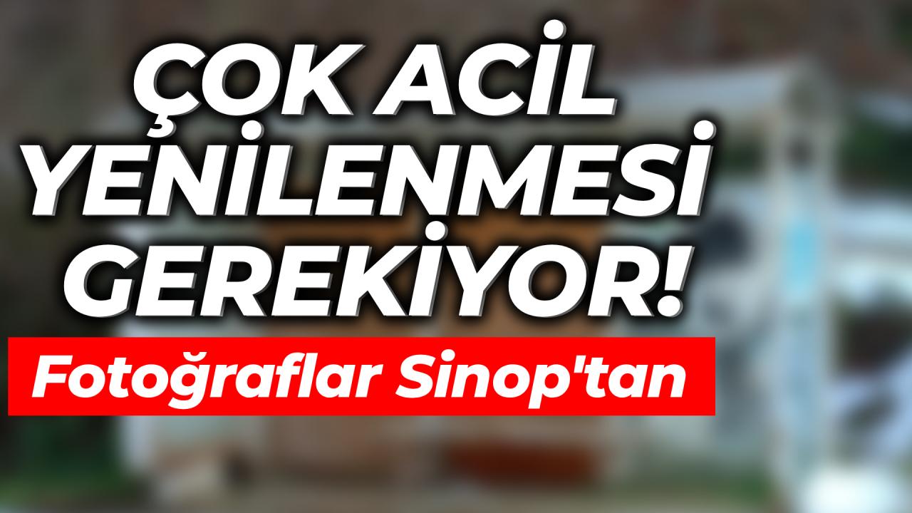 Eskimiş durak tepki çekiyor