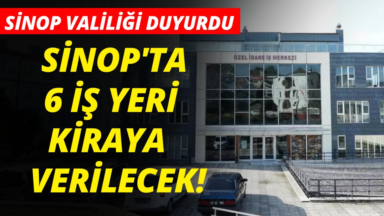 Sinop'ta 6 yeni iş yeri ekonomiye kazandırılıyor