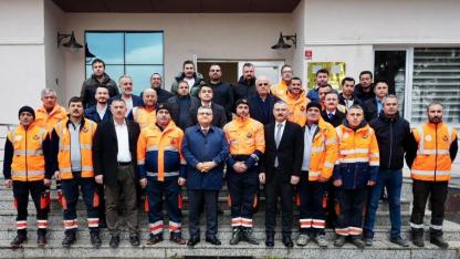 Vali Özarslan’dan karayolları personeline teşekkür ziyareti