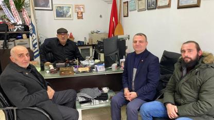 Sinop’ta Saadet Partisi başkanları basınla buluştu