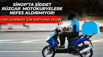 Sinop’ta motokuryelerden imdat çağrısı