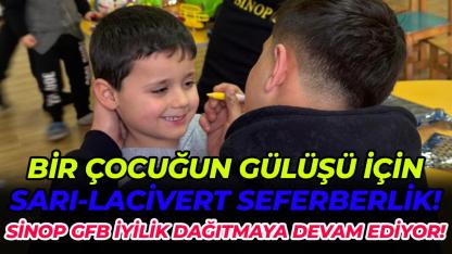 Soğuk kış günlerinde Sinop GFB’den iç ısıtan proje