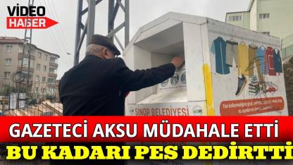 Sinop’ta kıyafet israfı