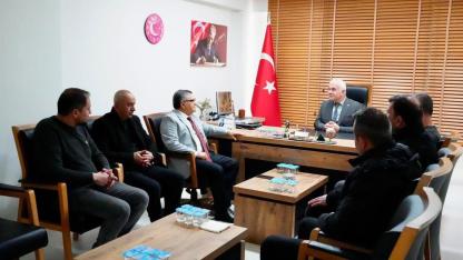 Başkan Gündoğdu’ya protokolden hayırlı olsun ziyareti