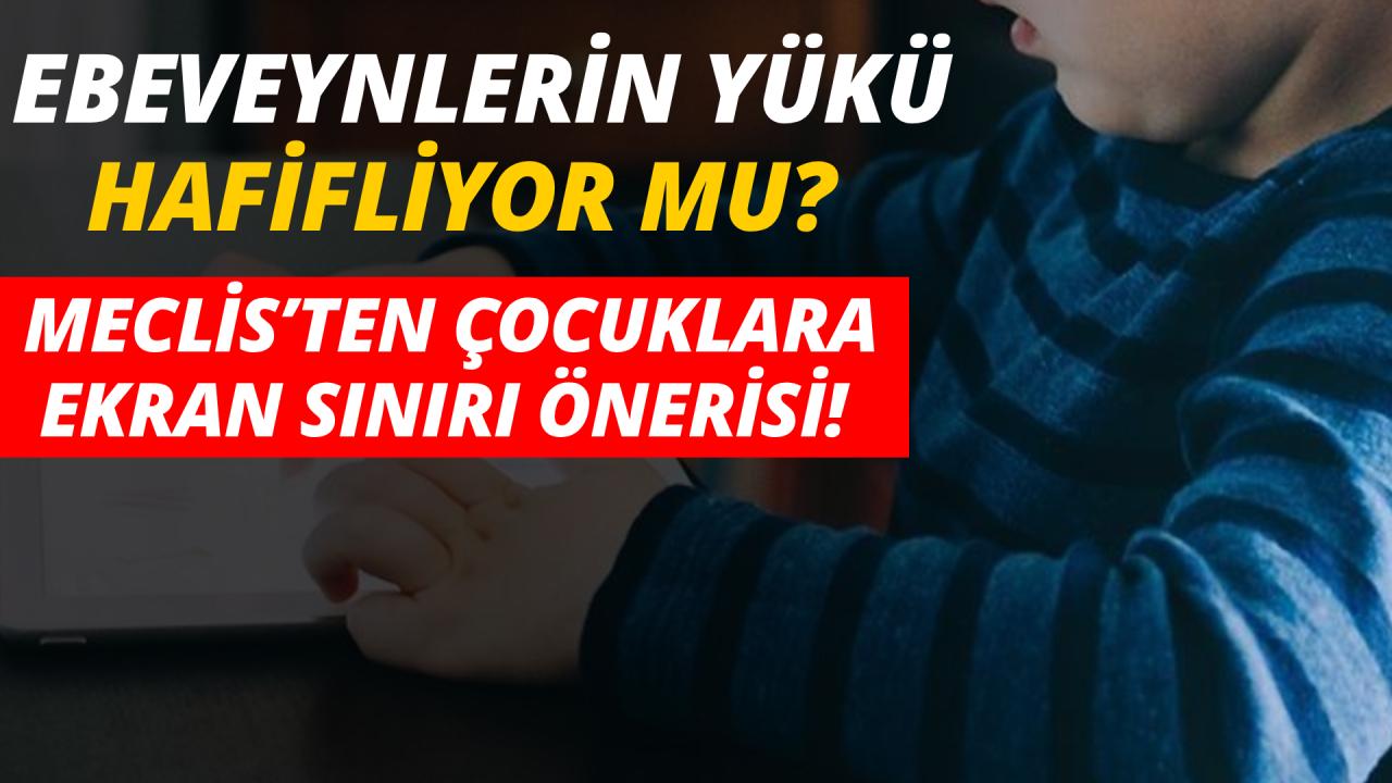 TBMM'de çocuklara internet ve sosyal medya hizmetinde sınırlandırma önerildi