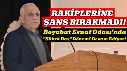 Boyabat esnafından Şükrü Baş’a tam destek