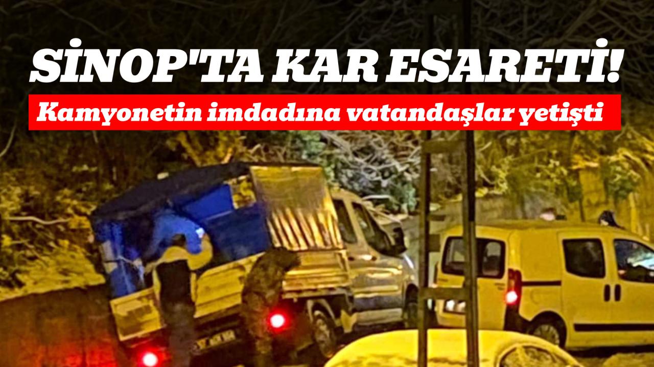 Kamyoneti kara teslim etmediler