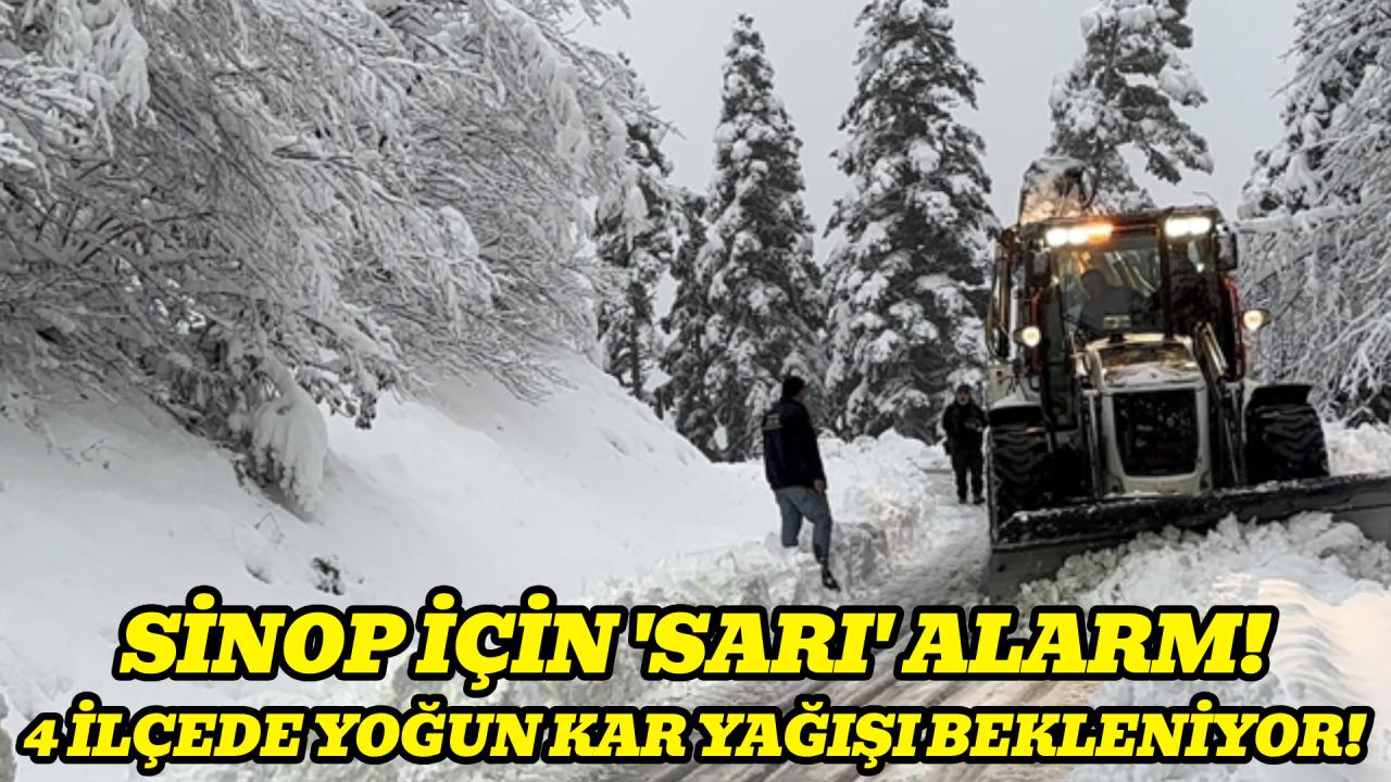 Valilikten kritik uyarı: 4 ilçede yoğun kar yağışı bekleniyor