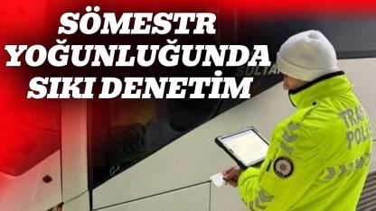 Sinop’ta ekiplerden kış lastiği denetimi