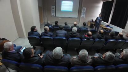 Muhtarlar için içme suları eğitim toplantısı düzenlendi