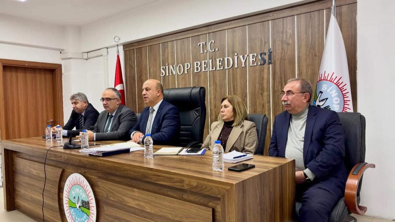 Sinop Belediyesi’nde 2026 çalışmaları masaya yatırıldı