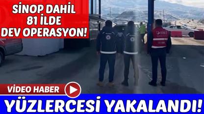 Sinop dahil 81 ilde düzensiz göçmen operasyonu