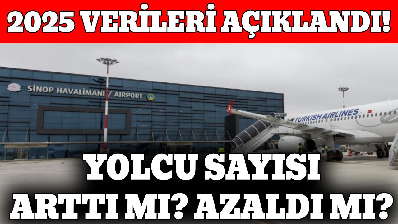 Sinop Havalimanı 2025 verileri açıklandı