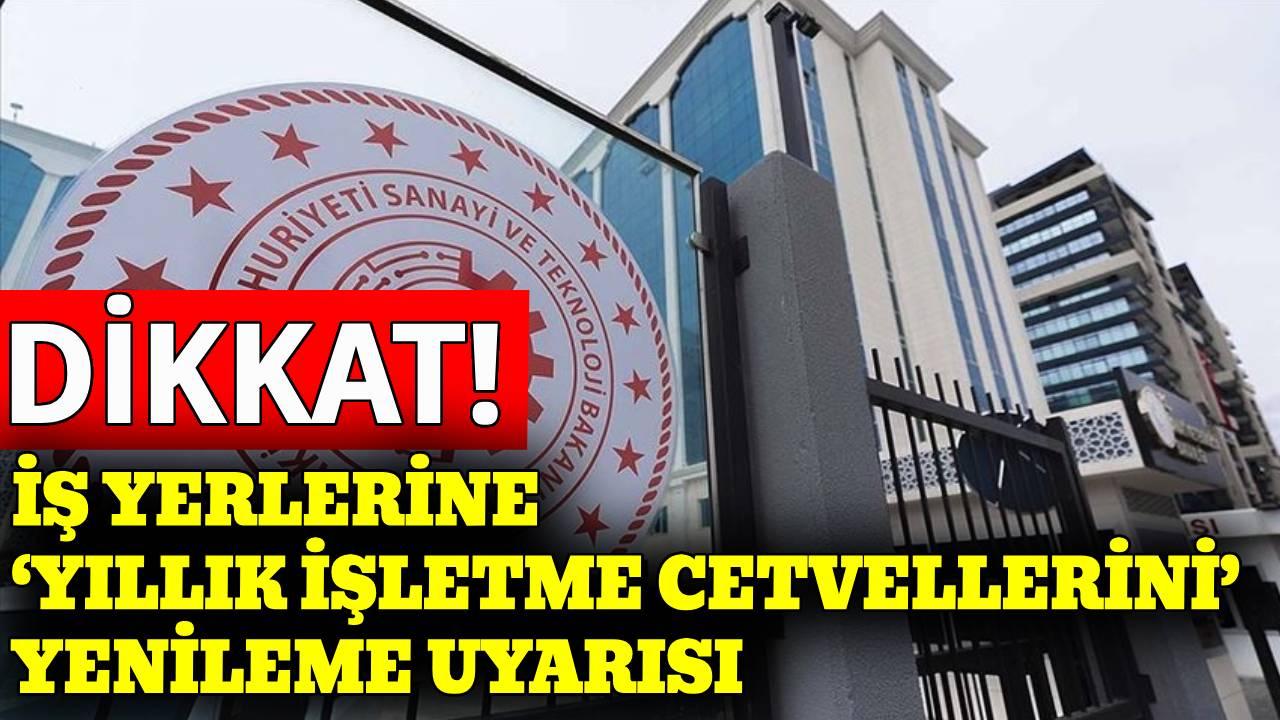 Sinop Sanayi ve Teknoloji Müdürlüğü’nden sanayi sicil uyarısı