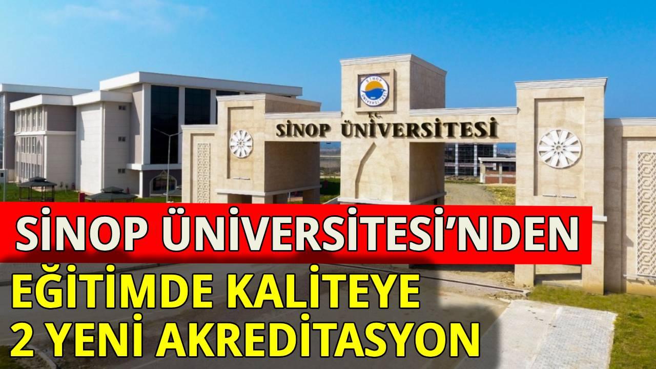 Sinop Üniversitesi’nden akreditasyonda önemli başarı