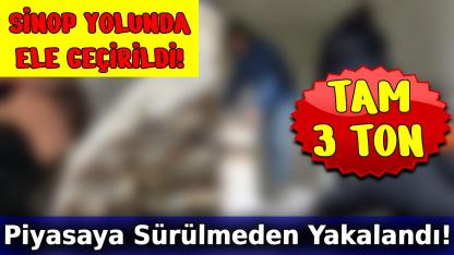 Sinop yolunda kaçak balık avcılığına darbe