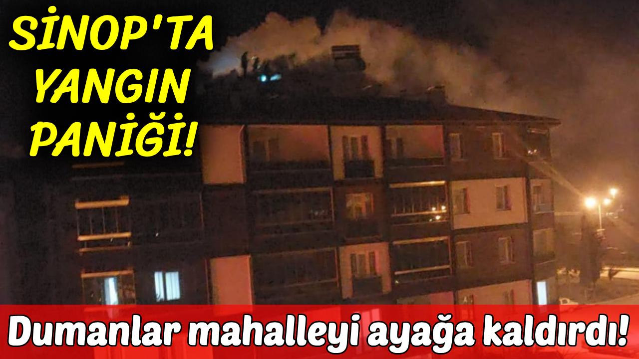 Sinop'ta baca yangını! Ekipleri harekete geçirdi
